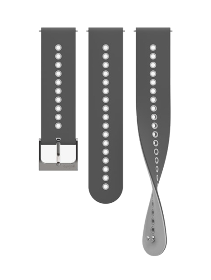 SUUNTO 22mm SILICONE ROCK GRAY apyrankė