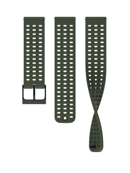 SUUNTO 22MM ATHLETIC 2 SILICONE FOREST GREEN apyrankė