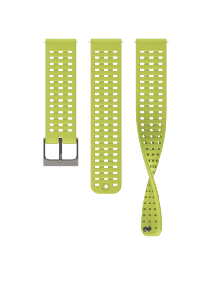 SUUNTO 22mm SILICONE STRAP LIGHT LIME apyrankė
