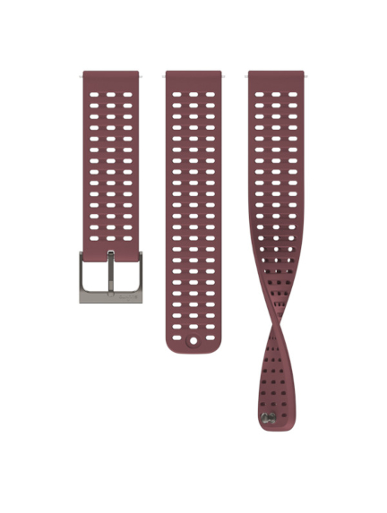 SUUNTO 22mm SILICONE STRAP DARK RUBY apyrankė