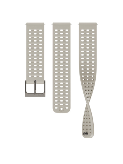 SUUNTO 22mm SILICONE STRAP SAND GRAY apyrankė