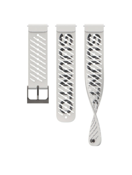 SUUNTO 22mm SILICONE STRAP PEARL WHITE apyrankė