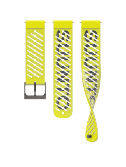 SUUNTO 22mm SILICONE STRAP LEMON YELLOW apyrankė
