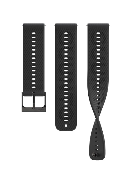 SUUNTO 22mm ATHLETIC 6 SILICONE ALL BLACK apyrankė