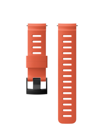 SUUNTO 24mm DIVE 1 SILICONE CORAL/BLACK apyrankė