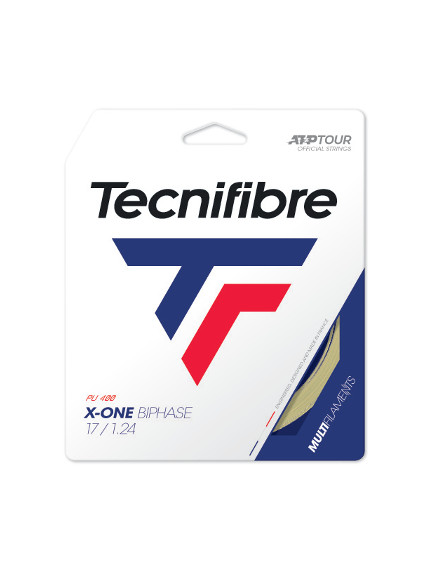TECNIFIBRE X-ONE Biphase 17/1.24mm <br /> stygos teniso raketei