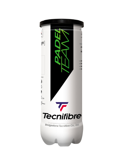 TECNIFIBRE Padel Team padelio kamuoliukai (3 kam.)