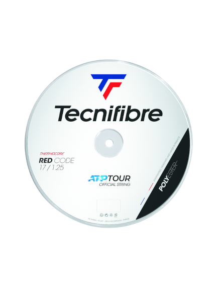 TECNIFIBRE BOB 17/1.25 REDCODE <br /> stygos teniso reketei 200m