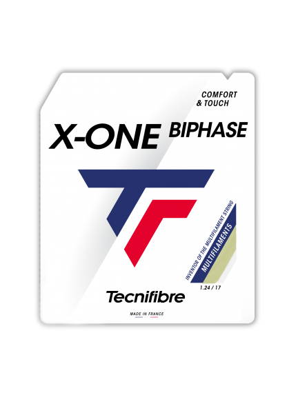 TECNIFIBRE X-ONE Biphase 17/1.24mm stygos teniso raketei