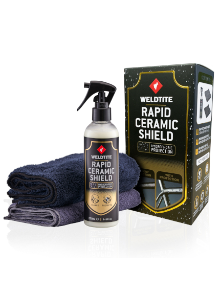 WELDTITE Rapid Ceramic Shield apsauginį sluoksnį dviračio rėmui sukurianti priemonė