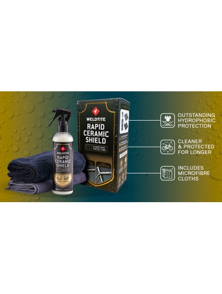 WELDTITE Rapid Ceramic Shield apsauginį sluoksnį dviračio rėmui sukurianti priemonė