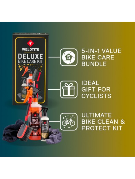 WELDTITE Deluxe dviračių priežiūros priemonių rinkinys