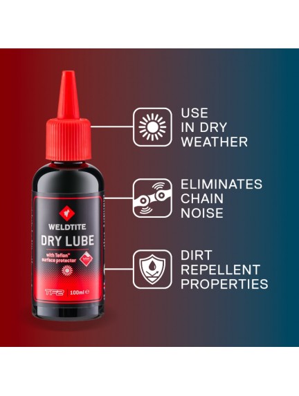 WELDTITE DRY dviračio grandinės alyva 100ml