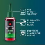 WELDTITE WET dviračio grandinės alyva lietingam orui 100ml