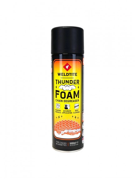 WELDTITE Thunder Foam aerozolinis dviračių grandinės nuriebalintojas 500ml