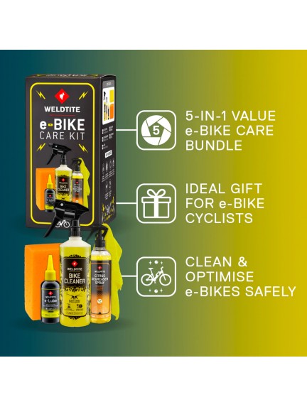 WELDTITE e-Bike dviračių priežiūros priemonių rinkinys