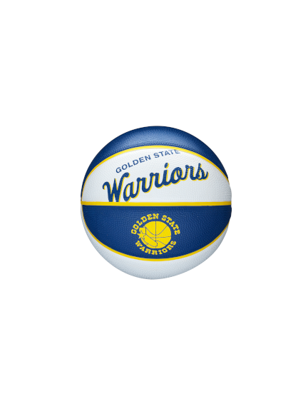 WILSON NBA TEAM RETRO MINI GOLDEN STATE WARRIORS krepšinio kamuolys