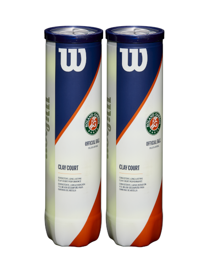WILSON ROLAND GARROS CLAY COURT (4x2) teniso kamuoliukai