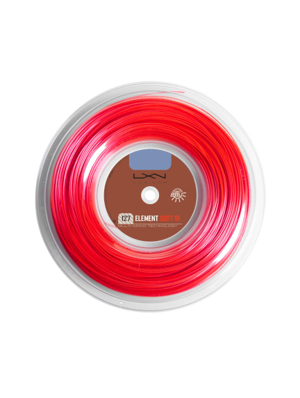 LUXILON ELEMENT IR SOFT 127 REEL 200m stygos teniso raketei