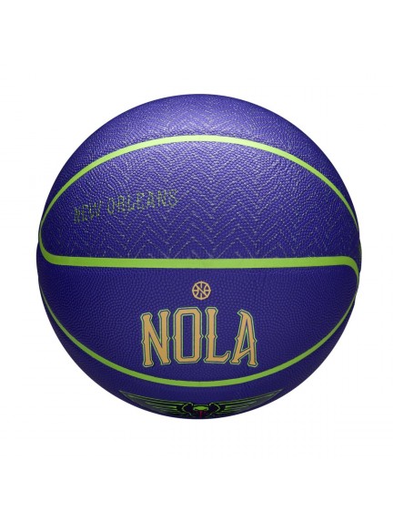 WILSON NBA TEAM CITY COLLECTOR NEW ORLEANS PELICANS krepšinio kamuolys