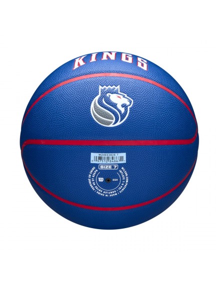 WILSON NBA TEAM CITY COLLECTOR SACRAMENTO KINGS krepšinio kamuolys