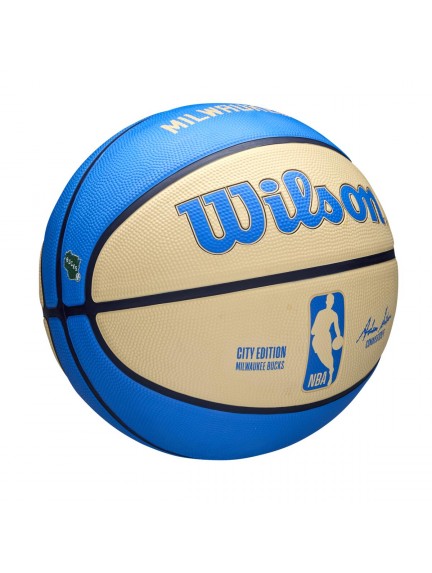 WILSON NBA TEAM CITY EDITION MILWAUKEE BUCKS krepšinio kamuolys
