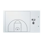 WILSON NBA COACHES DRY ERASE BOARD trenerio taktinių schemų lenta