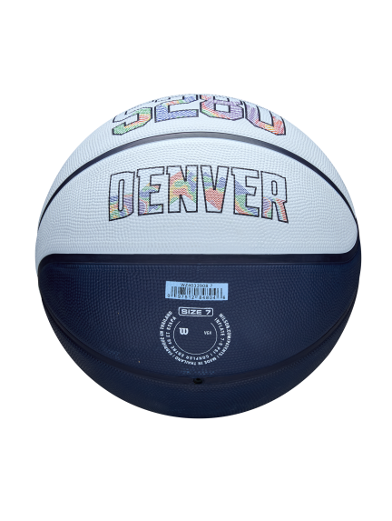 WILSON NBA TEAM CITY EDITION DENVER NUGGETS krepšinio kamuolys