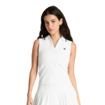 WILSON RIB SLEEVELESS POLO moteriški teniso marškinėliai