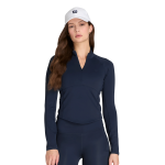 WILSON BASELINE HALF-ZIP moteriški teniso marškinėliai