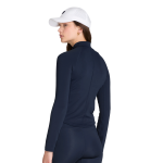 WILSON BASELINE HALF-ZIP moteriški teniso marškinėliai