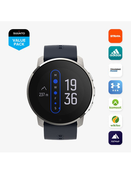 SUUNTO - SUUNTO 9 PEAK GRANITE BLUE TITANIUM išmanusis sportinis laikrodis  - Prosport.lt